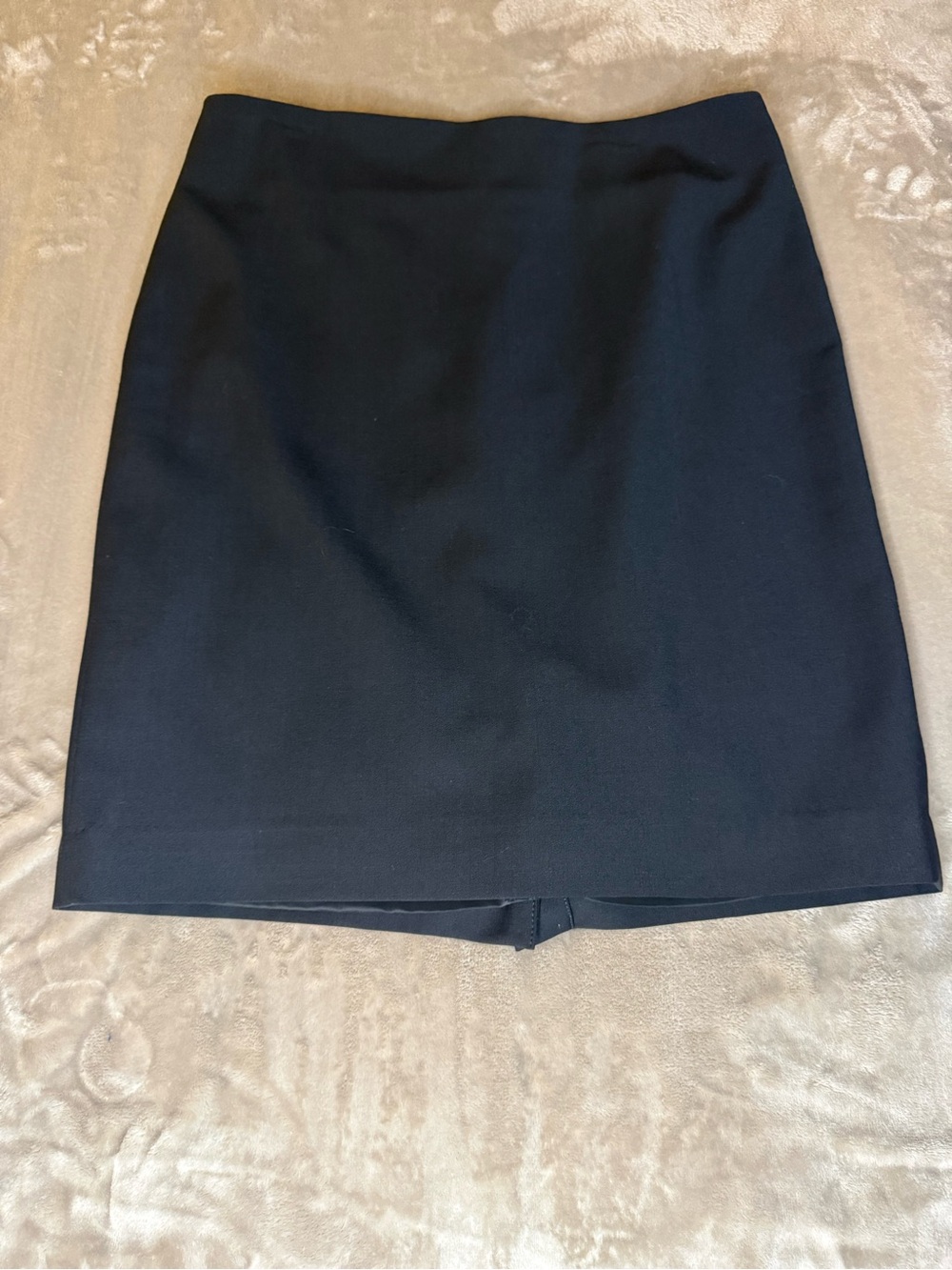 NWT Talbots Petites Black Wool Blend Skort Size 8P Classic Career Skirt Shorts